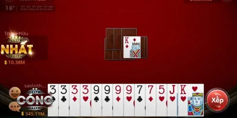 Luật chơi đánh bài tiến lên online tại 33Win